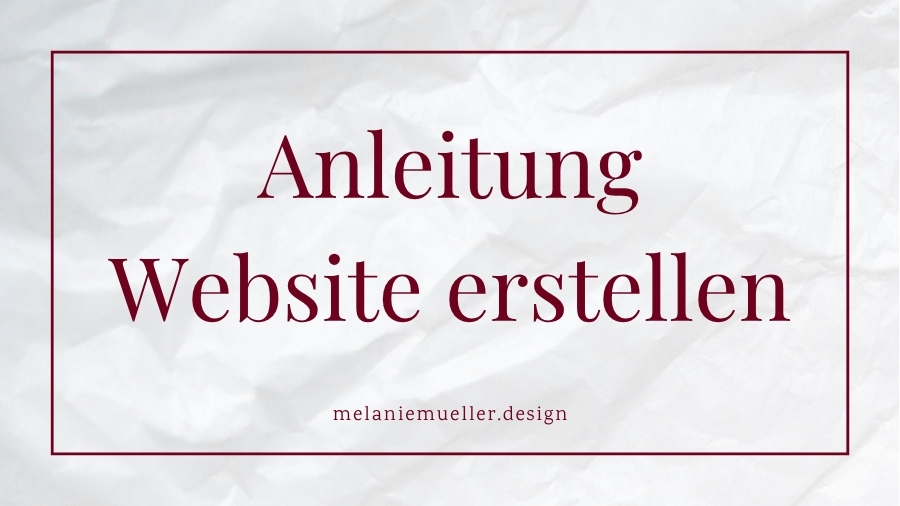 Wie man eine Website erstellt