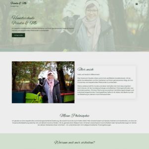referenz erstellte website frieda und me