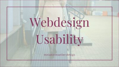 Grafik zum Thema Website usability mit Lupe und Browser