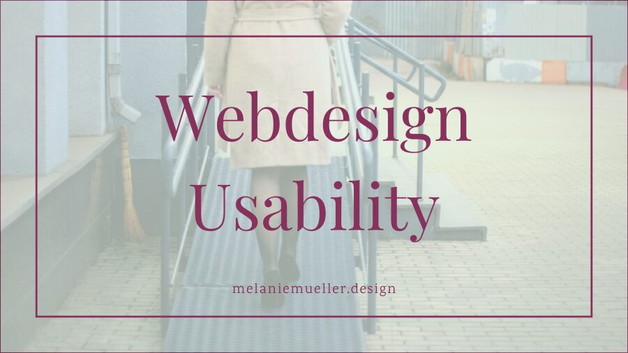 Grafik zum Thema Website usability mit Lupe und Browser