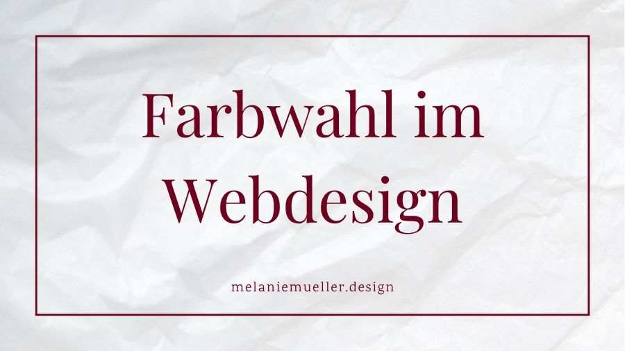 Farbwahl im Webdesign