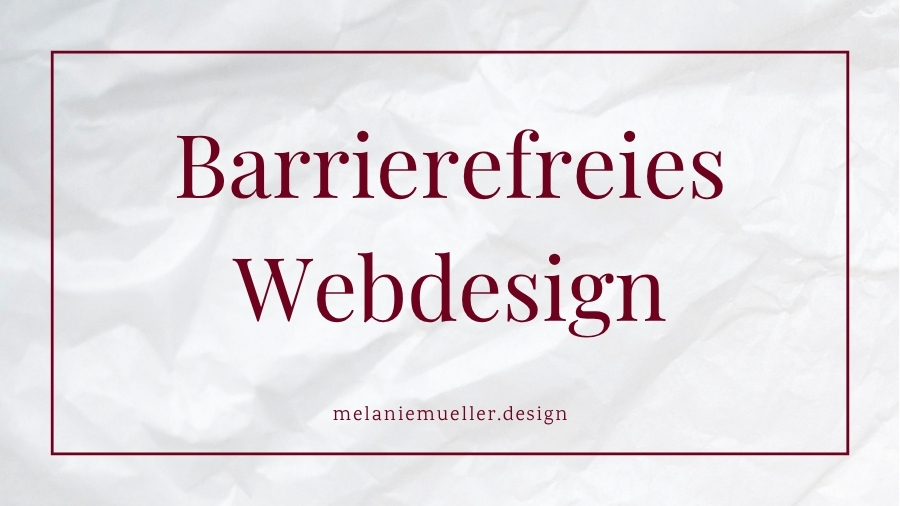 Tipps barrierefreies Webdesign